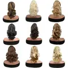 Ombre Claw Clip Ponytail Wig Horse Tail Ponytail Extension Daily Use