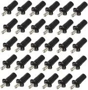 [MUSISALY] 100pcs Shutter Latch Repair Pins for Shutters Shutter Pin for Tracks Home Improvement Tool Plantation Shutter Repair Kit Shutter Repair Gear Shutter Pin for Catches Pp Black