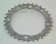 Nos Shimano LX Chainring, 32t, Aluminum, 9 Speed,104mmBCD,#1C893200,New Take-Off