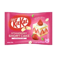 在飛比找家樂福線上購物網優惠-Kitkat鮮奶油草莓蛋糕風味威化餅