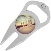 Sunglasses Beach Golf Ball Marker Divot Repair Tool Bottle Opener