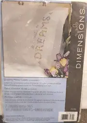 DIMENSIONS Pillow Cases Stamped For Embroidery SWEET DREAMS 2 Standard Cases