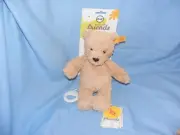 Steiff Jimmy Musical Teddy Bear 242458 Brand New Gift New Baby Soft Cuddly