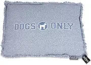 COVER BOXBED DOGS ONLY 75X50 FADEDBLUE