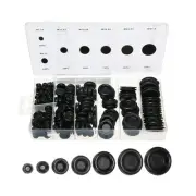 170 Pcs Rubber Grommet Firewall Hole Plug Assortment in 7 Common Sizes,Set...