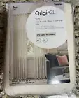 Origin21 84-in Ivory Light Filtering Back Tab Single Curtain Panel