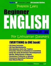 Preston Lee's Beginner English Lesson 41 - 60 For Lithuanian Speakers by Matthew