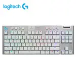 羅技 LOGITECH G G913 TKL 遊戲鍵盤-觸感軸/茶軸-白