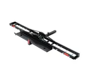 Motorcycle Bike Carrier Car Rack With Loading Ramp & 2" Hitch Mount Tow Bar