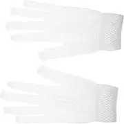 [VALICLUD] 1 Pair Hollowed Out Fishnet Long Elbow Gloves for Women Stylish Mesh Design for Nightclubs Parties Soft Breathable Material Flexible Fit for All Hand Shapes