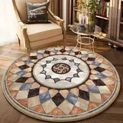 Round Floor Mat Home Room Anti Slip Carpet Rug Home Decoration