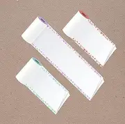 Poooliprint Colored Edges Paper 3 Rolls 57mm Thermal Paper for Poooli Pocket Printer (Sticky)