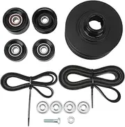 Gearwell Balancer Pulley Kit, Harmonic Crankshaft Pulley Belts Set 25% Underdrive Compatible with Commodore VT VX VY VZ V8 HSV