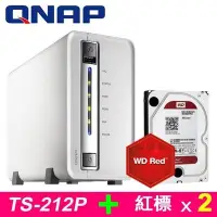 在飛比找Yahoo!奇摩拍賣優惠-5Cgo【權宇】QNAP TS-212P網路儲存媒體 NAS