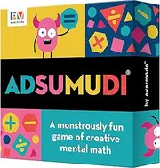 Adsumudi - The monstrously Fun, Smart Game for Kids to Master Multiplication, Division, Addition and Subtraction - Ideal for 2nd Grade, 3rd Grade and up
