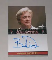 BATTLESTAR GALACTICA: Autograph Card Bruce Davidson