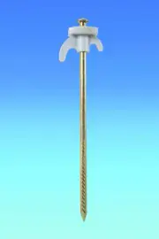 HARD GROUND PEGS X5 WITH PLASTIC HOOK CAMPING TENT AWNING VW CAMPER MOTORHOME RV