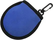 Kisangel Portable Neoprene Golf Ball Cleaner Pouch with Hook Golf Ball Sleeve for Outdoor Sports Convenient Cleaning Holder for Men for Easy Transport