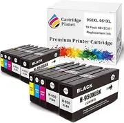 Cartridge Planet 10 Pack (4BK,2C,2M,2Y) Compatible Ink for HP 950XL 951XL for HP Officejet PRO 251dw PRO 276dw Pro 8100 N811 Pro 8100 N811a Pro 8600 N911a Pro 8600 Plus N911g Pro 8610 Pro 8620 Pro 8..