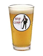 Alice Cooper - Rock and Roll - 16oz Pint Beer Glass Pub Barware Seltzer 24-2