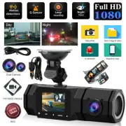1080P Dual Dash Cam Front and Inside Camera IR Night Vision Car Driving Recorder