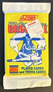 1990 Score Baseball Pack Ron Oester Reds (Top) Kevin Ritz Tigers Rookie RC (Back
