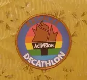 ~ Atari Video Game Vintage 80's Activision Patch - Decathlon Bronze Medal ~