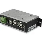 StarTech 4-Port Industrial USB Hub, USB 2.0, 15kV ESD Protection - HB20A4AME