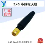 【現貨速發 蝦皮代開發票】2.4G雙頻WIFI藍牙小辣椒直頭天線 全向高增益2DB天線 SMA內螺內針