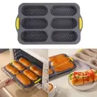 Kitchen Silicone Bread Molds Round Bun Mould Pastry Baking Tools Bake Tray