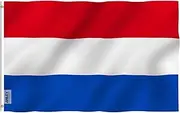 ANLEY® [Fly Breeze] 3x5 Foot Netherlands Flag - Vivid Color and UV Fade Resistant - Canvas Header and Double Stitched - Holland National Flags Polyester with Brass Grommets 3 X 5 Ft