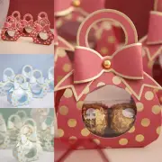 5Pcs Wedding Favour Birthday Gift Boxes Candy Box Sweet Chocolate Packaging Bags