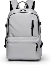 [hosuia] Large Capacity Waterproof Backpack, Women's Casual Computer Bag, Men's and Youth Student Backpack, Travel Bag BAG006#