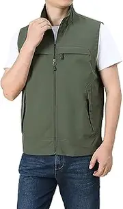 [Generic] 3x Lightweight Jackets for Men Sports Casual Warm Vest Double Coat Mens Coat Zipper