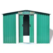 Outdoor Metal Shed Garden Tool Equipment Storage House Shelter Sliding Doors