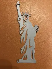 10 Military Statue Of Liberty Silhouette Die Cuts,Scrapbook,cards,party,Confetti