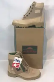 NOS WOLVERINE Wilderness Men's Brown Hiking Trail Ankle Boots Shoes 03980