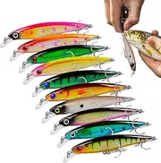 Bass Lures, Swimbait Kit, Realistic 3D Gills and Eyes Pre-Rigged Jig Heads Gear Swimbaits for Freshwater Saltwater Beginners