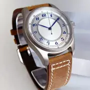 Titanium Pilot's Retro 39mm White Sapphire Glass Automatic NH35A Men Watches