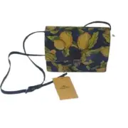 Patricia Nash Positano Limon Print Lanza Crossbody