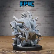 Undead Musician A by Epic Miniatures Monster RPG D&D Pathfinder 3D Print