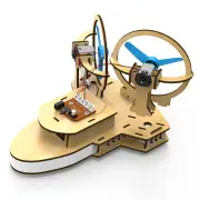 SY152 Wooden Remote Control Boat Assembly Kits Toys DIY Handmade STEM Education Children's Science Experiment Tools