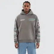 [Nena and Pasadena] Main Relaxed Hoodie Charcoal