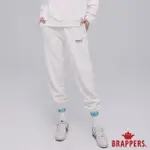 【BRAPPERS】女款 WELLBE系列-簡約印花休閒束口褲(米白)