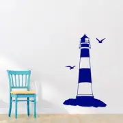 Wall stickers custom colour lighthouse large Nursery Vinyl Decal removable kids