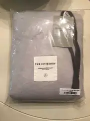 The Citizenry Stonewashed Duvet Light Grey King Cal King