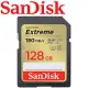 【代理商公司貨】SanDisk 128GB 180MB/s Extreme U3 SDXC UHS-I V30 記憶卡