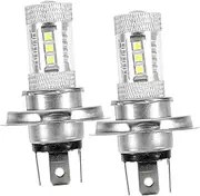 STOBAZA Pcs Led Headlight Bulbs Kit Daytime Running Lights Bright Efficient White Light Auto Headlamp Bulbs Replacement