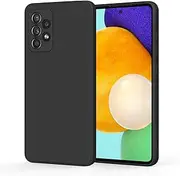 Silicone Case for Samsung Galaxy A52 Case 5G/4G & Samsung Galaxy A52s 5G Case, Silky-Soft Touch Gel Rubber Cover, Full Protective Case, Shockproof Anti-Scratch Case Cover