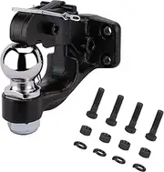 10-Ton Pintle Hook Trailer Hitches Receiver Hook Combination 2-5/16” Hitch Ball with Mounting Kit, 20000 lbs
